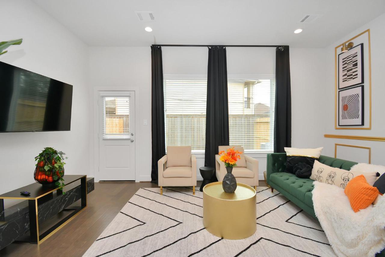 יוסטון Emerald Palace - New, Modern 3Br Townhome Close To Downtown, Nrg, Med Ctr מראה חיצוני תמונה