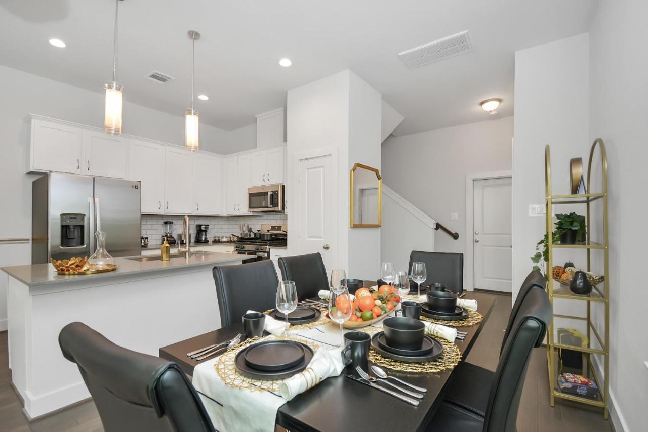 יוסטון Emerald Palace - New, Modern 3Br Townhome Close To Downtown, Nrg, Med Ctr מראה חיצוני תמונה