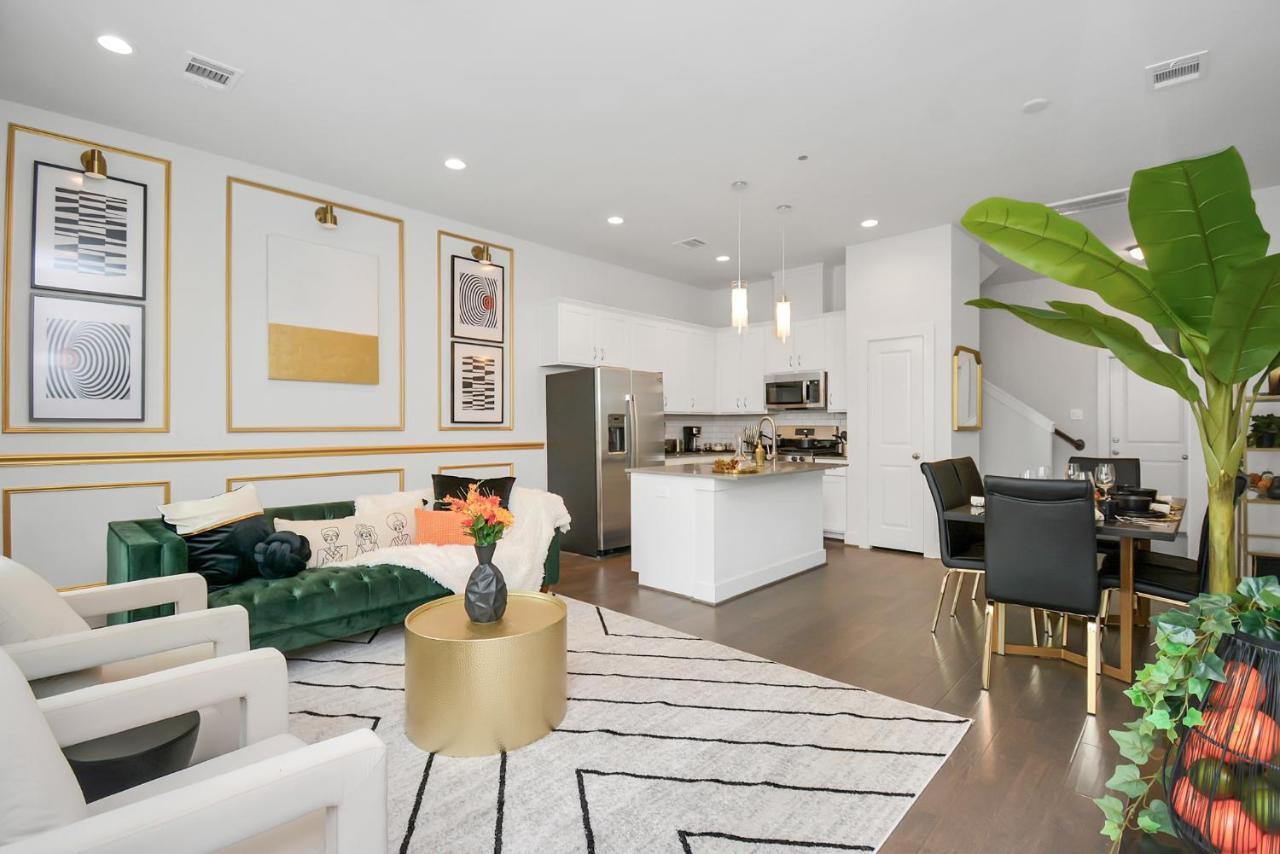 יוסטון Emerald Palace - New, Modern 3Br Townhome Close To Downtown, Nrg, Med Ctr מראה חיצוני תמונה