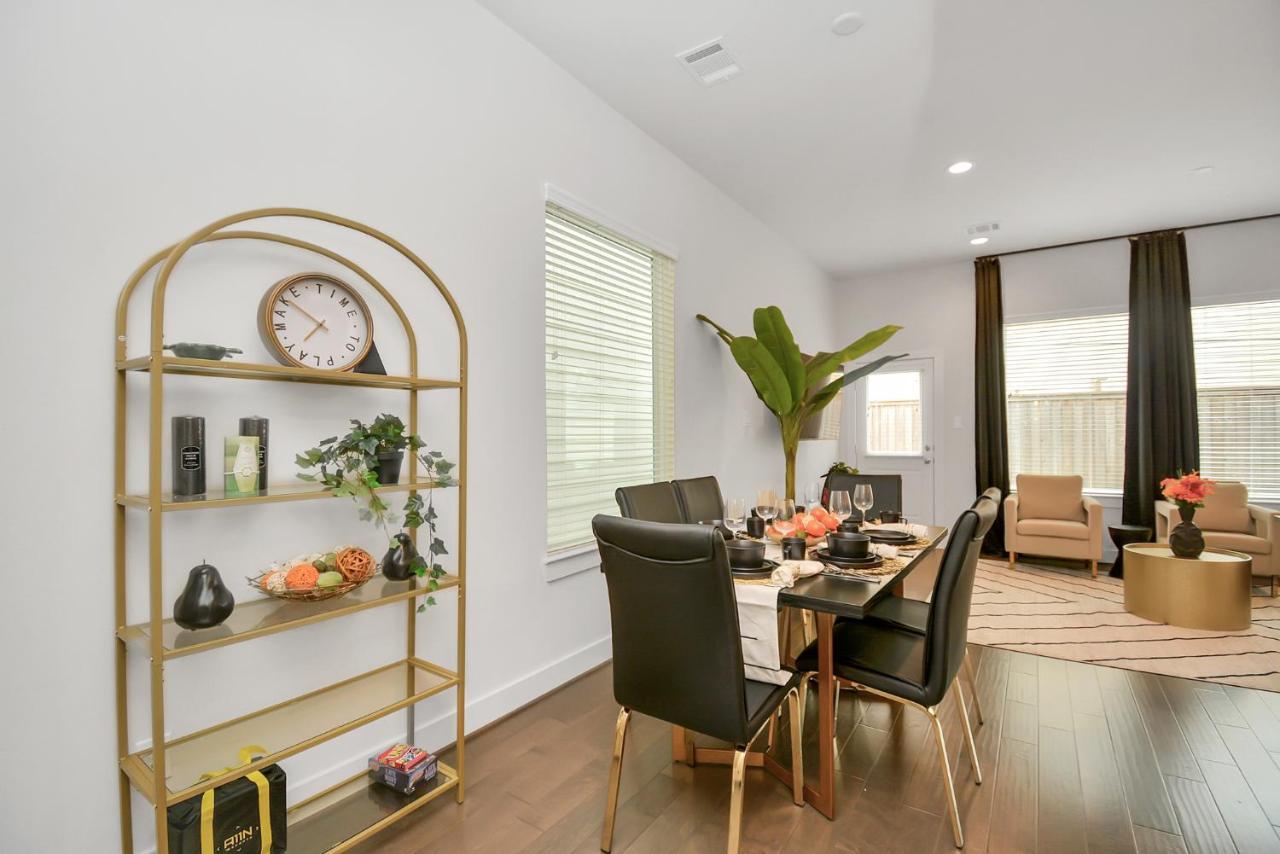 יוסטון Emerald Palace - New, Modern 3Br Townhome Close To Downtown, Nrg, Med Ctr מראה חיצוני תמונה