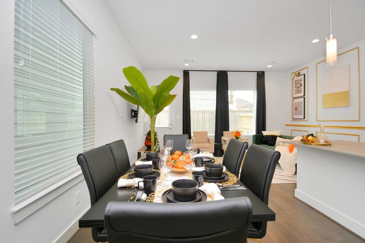 יוסטון Emerald Palace - New, Modern 3Br Townhome Close To Downtown, Nrg, Med Ctr מראה חיצוני תמונה