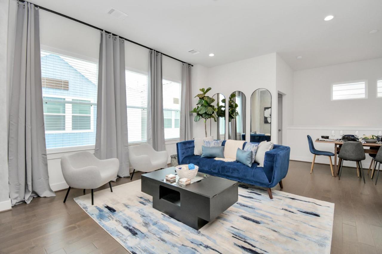 יוסטון Emerald Palace - New, Modern 3Br Townhome Close To Downtown, Nrg, Med Ctr מראה חיצוני תמונה