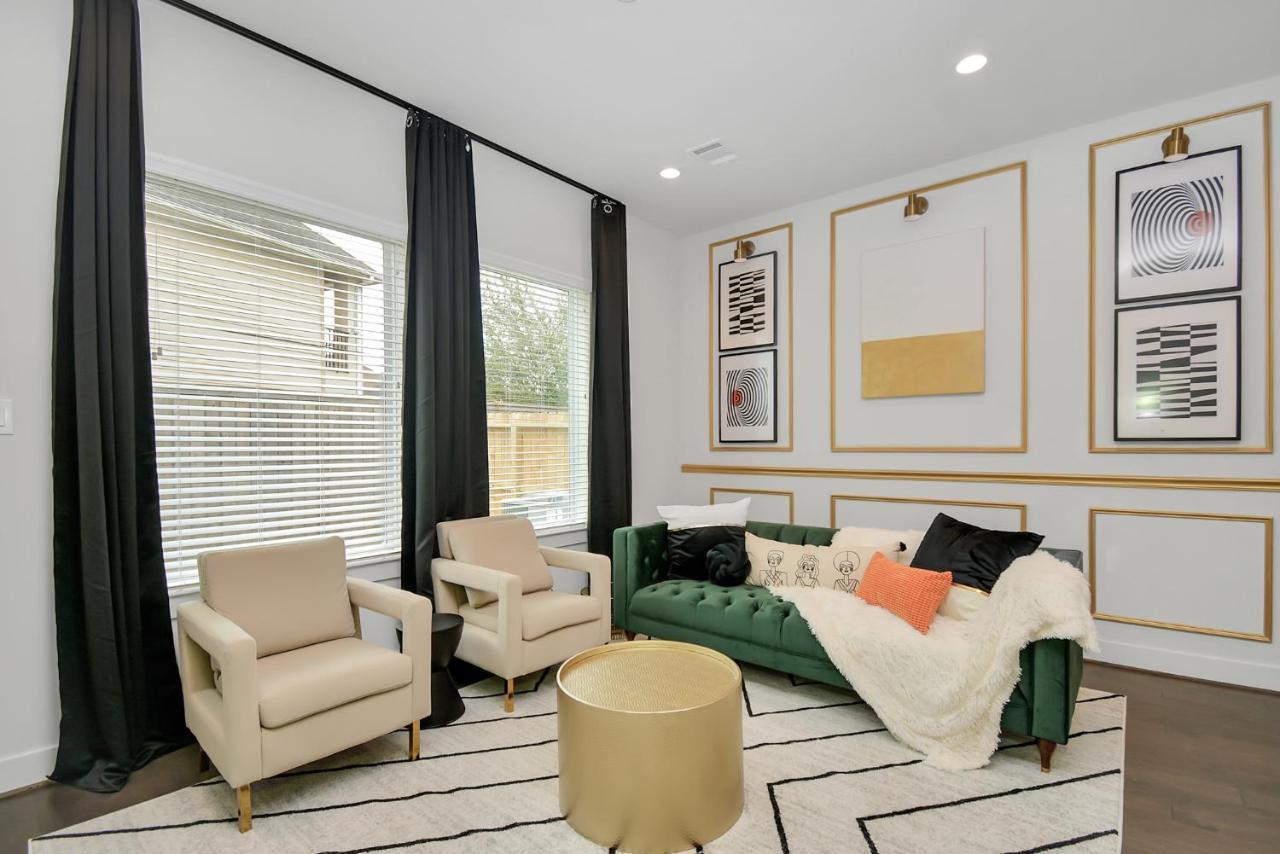 יוסטון Emerald Palace - New, Modern 3Br Townhome Close To Downtown, Nrg, Med Ctr מראה חיצוני תמונה